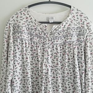 Sweet Rose Flannel nightgown